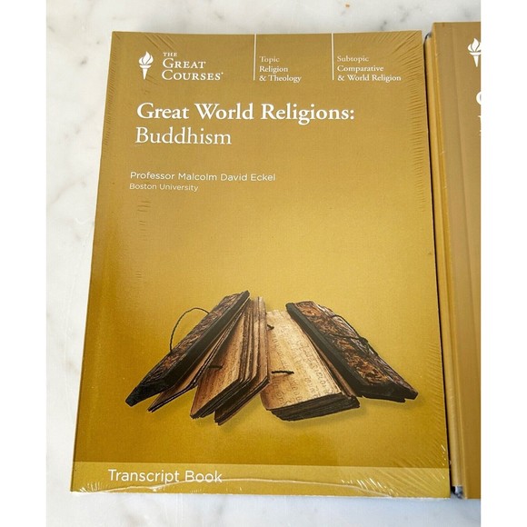 Great Courses Great World Religions-Buddhism DVDs-Guidebook-Transcript Book NEW - Picture 4 of 7